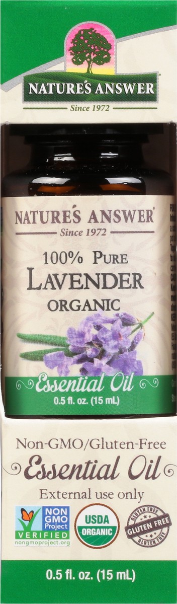slide 10 of 11, Nature's Answer 100% Pure Organic Lavender Essential Oil 0.5 fl oz, 0.5 fl oz