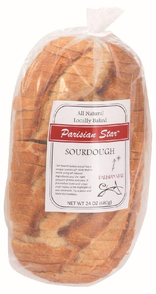 slide 1 of 1, The Essential Baking Company Parisian Star Sourdough Bread Sliced, 24 oz