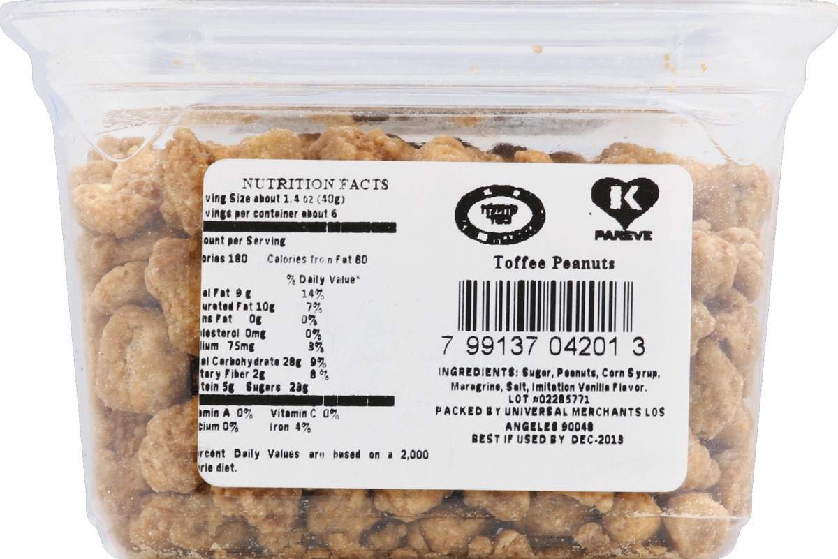 slide 4 of 6, It's Delish Toffee Peanuts - 9 oz, 9 oz