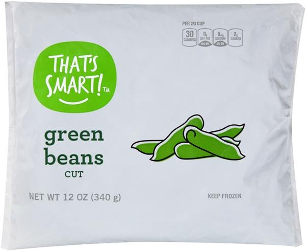 slide 1 of 1, That's Smart! Cut Green Beans, 12 oz