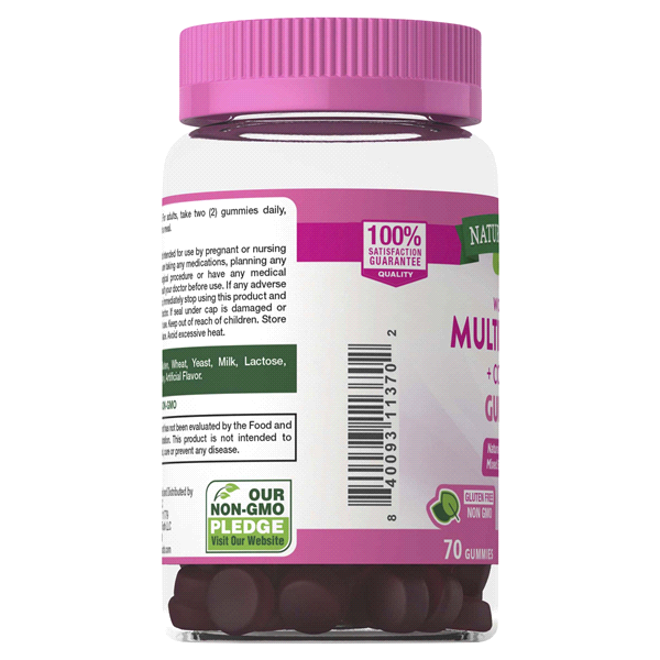 slide 2 of 13, Nature's Truth NT Women's Multi +Collagen 70 Gummies, 70 ct