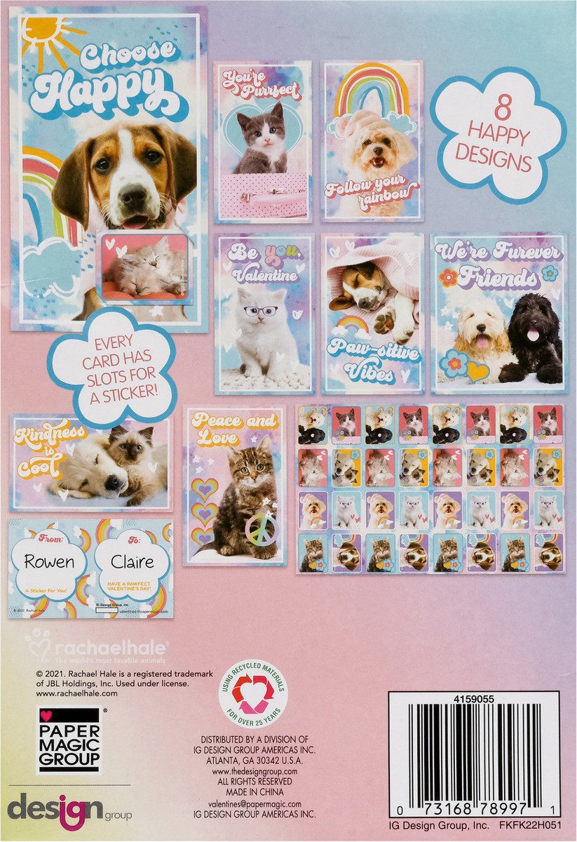 slide 3 of 10, IG Design Group Valentine Cards Sticker Rachael Hale, 1 ct