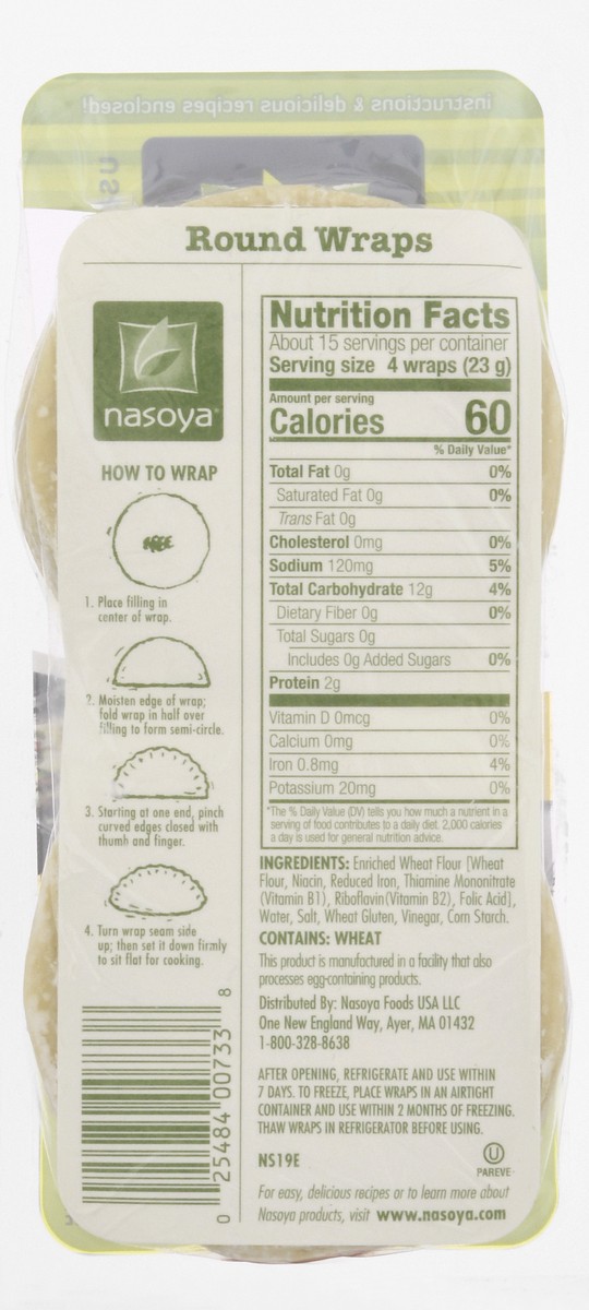 slide 8 of 13, Nasoya Vegan Round, 12 oz