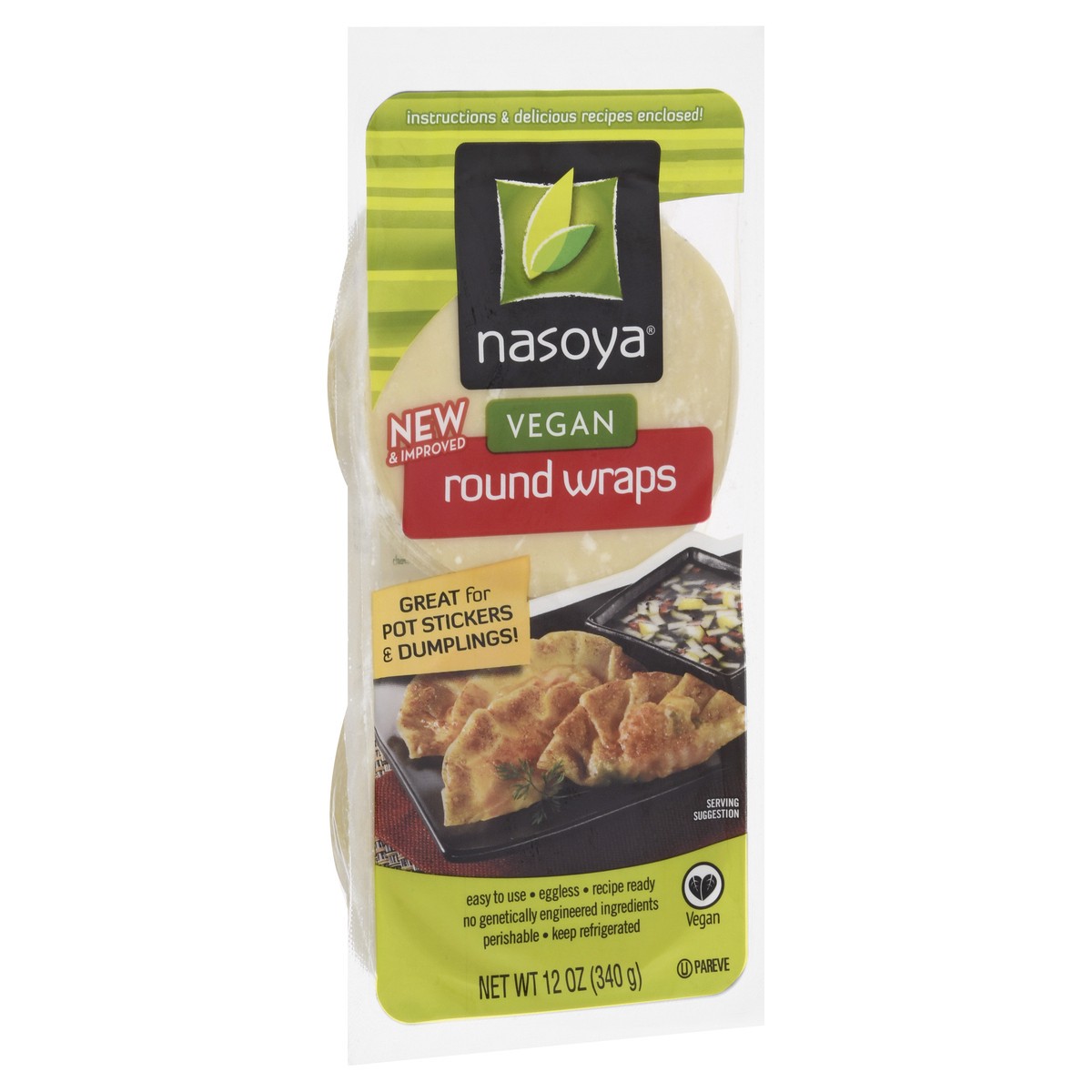 slide 6 of 13, Nasoya Vegan Round, 12 oz