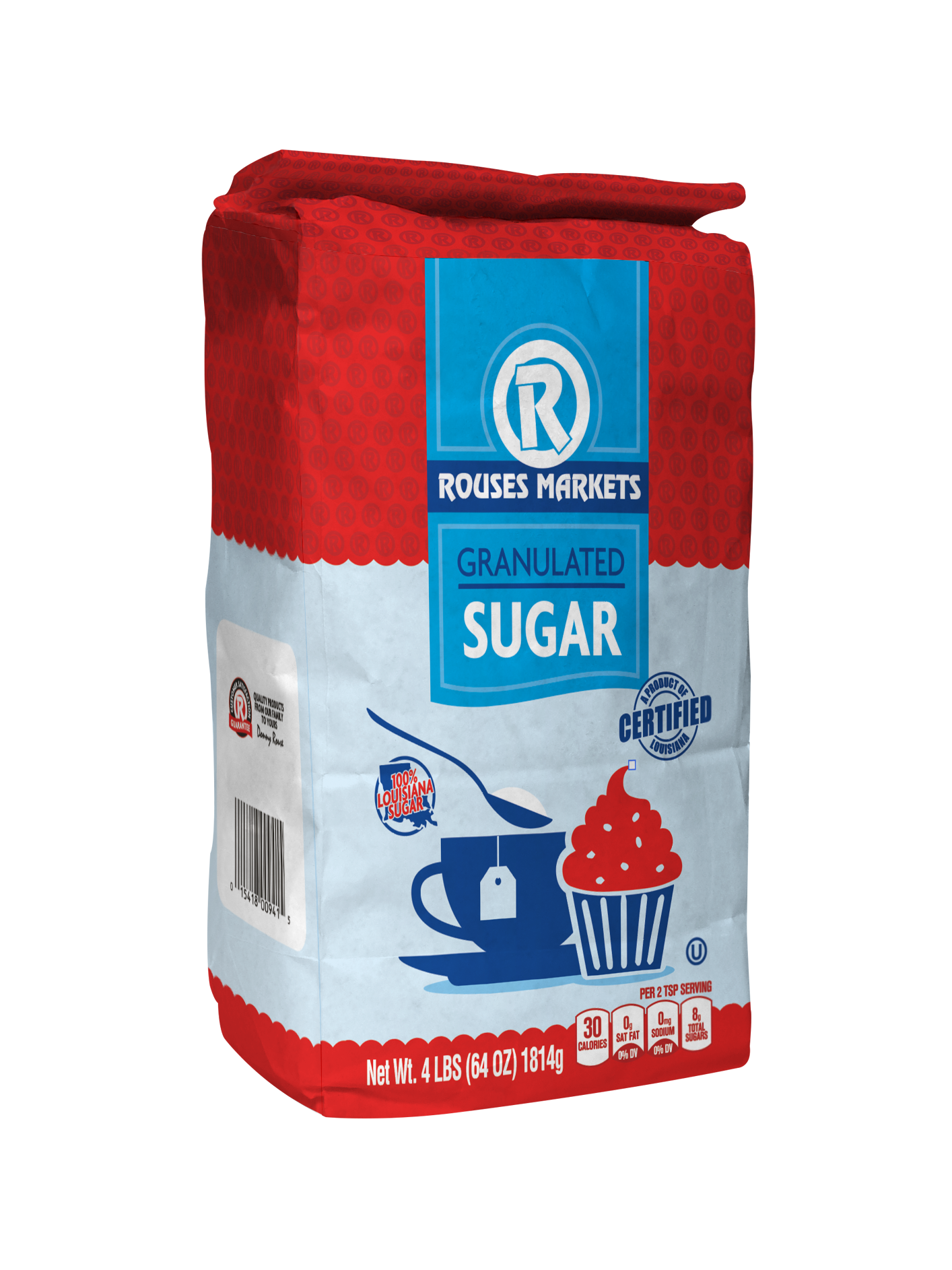 slide 1 of 1, Rouses Cane Sugar, 4 lb