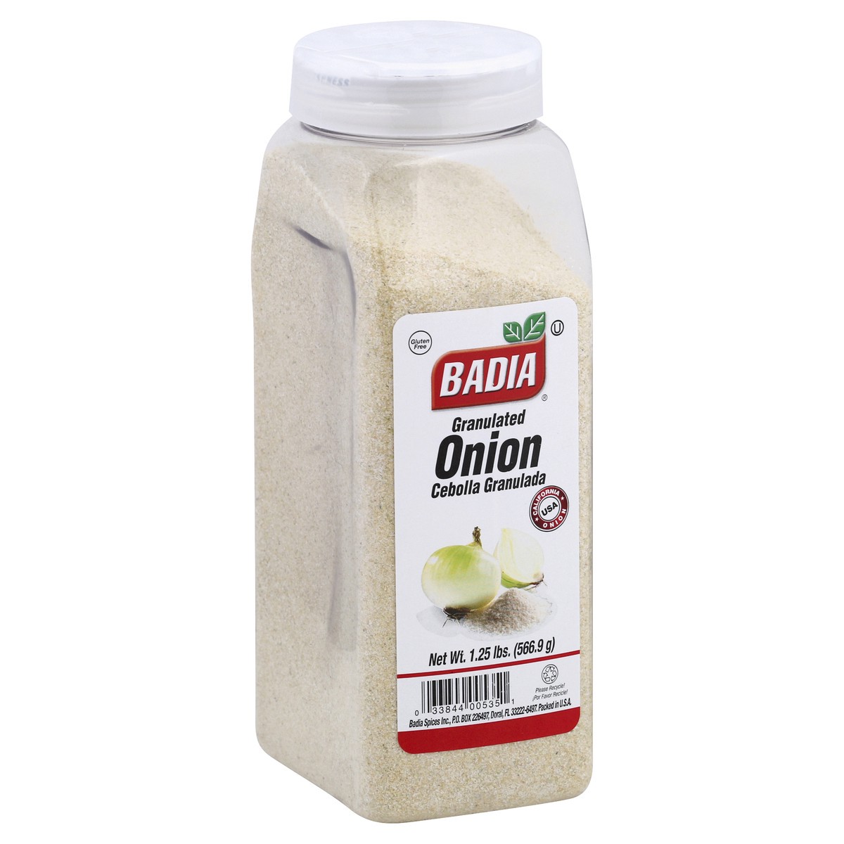 slide 6 of 8, Badia Granulated Onion, 1.25 lb