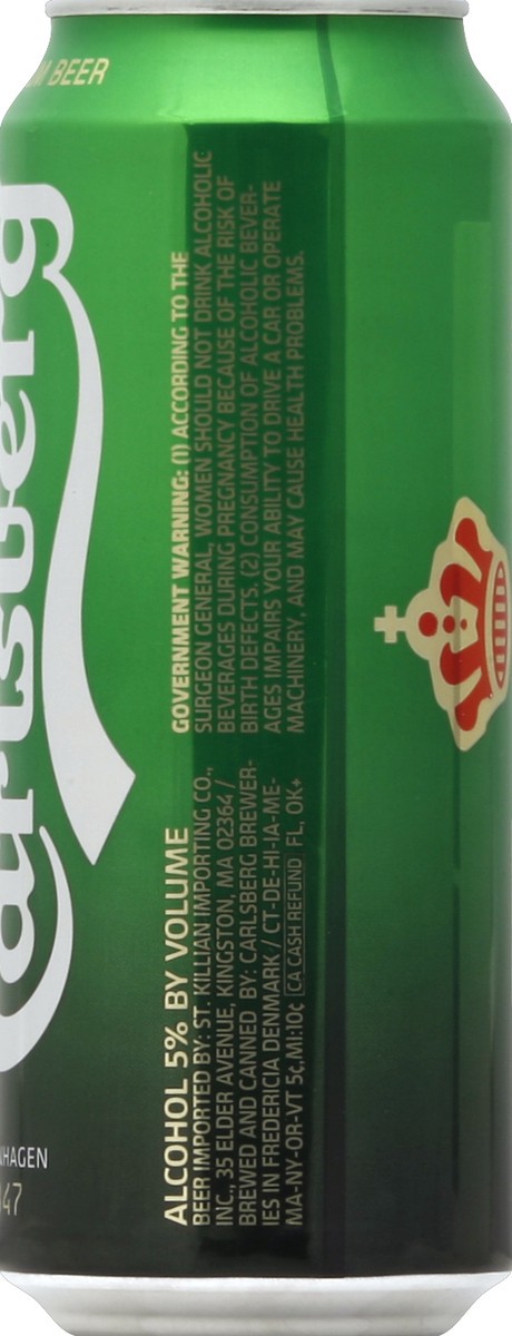 slide 3 of 4, Carlsberg Premium Beer (Single 16.9Oz Can), 16.9 oz