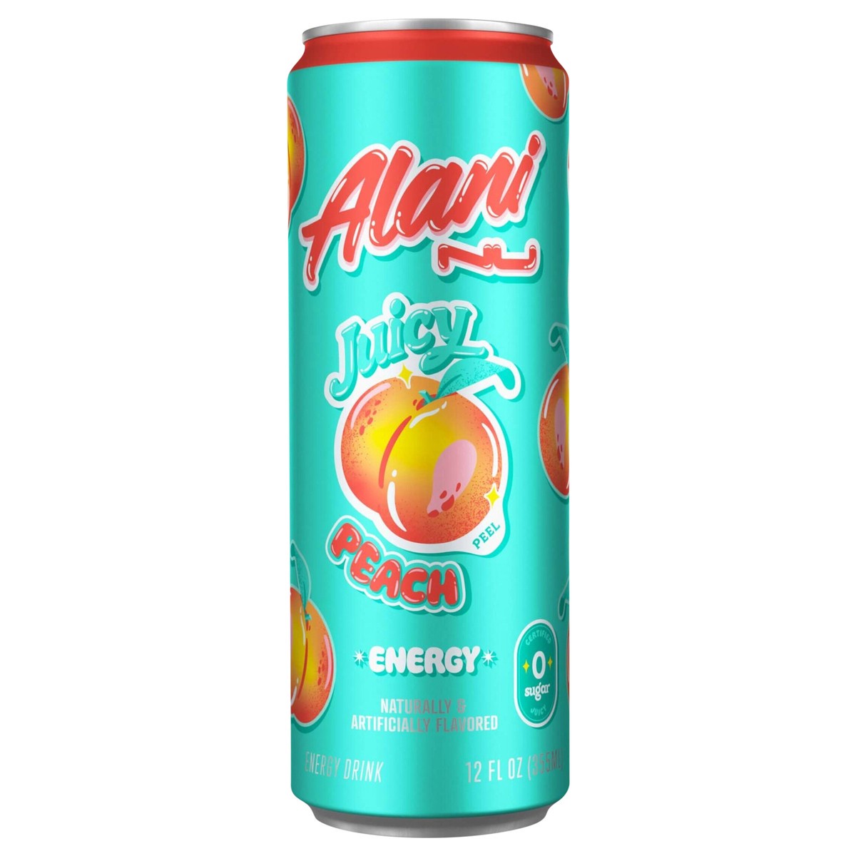 slide 1 of 9, Alani Nu Energy Drink Juicy Peach 12oz, 12 fl oz