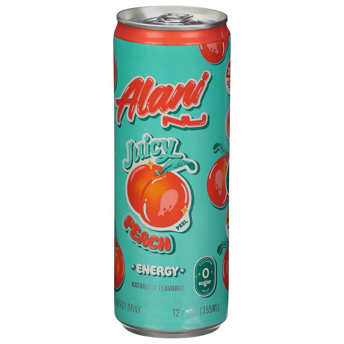 slide 3 of 9, Alani Nu Juicy Peach Energy Drink 12 fl oz, 12 fl oz