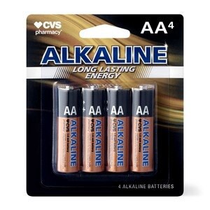 slide 1 of 1, CVS Health Cvs Alkaline Batteries Aa, 4 Ct, 1 ct