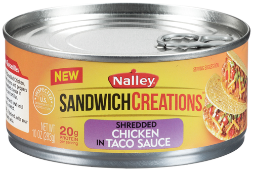 slide 1 of 1, Nalley Taco Chicken, 10 oz