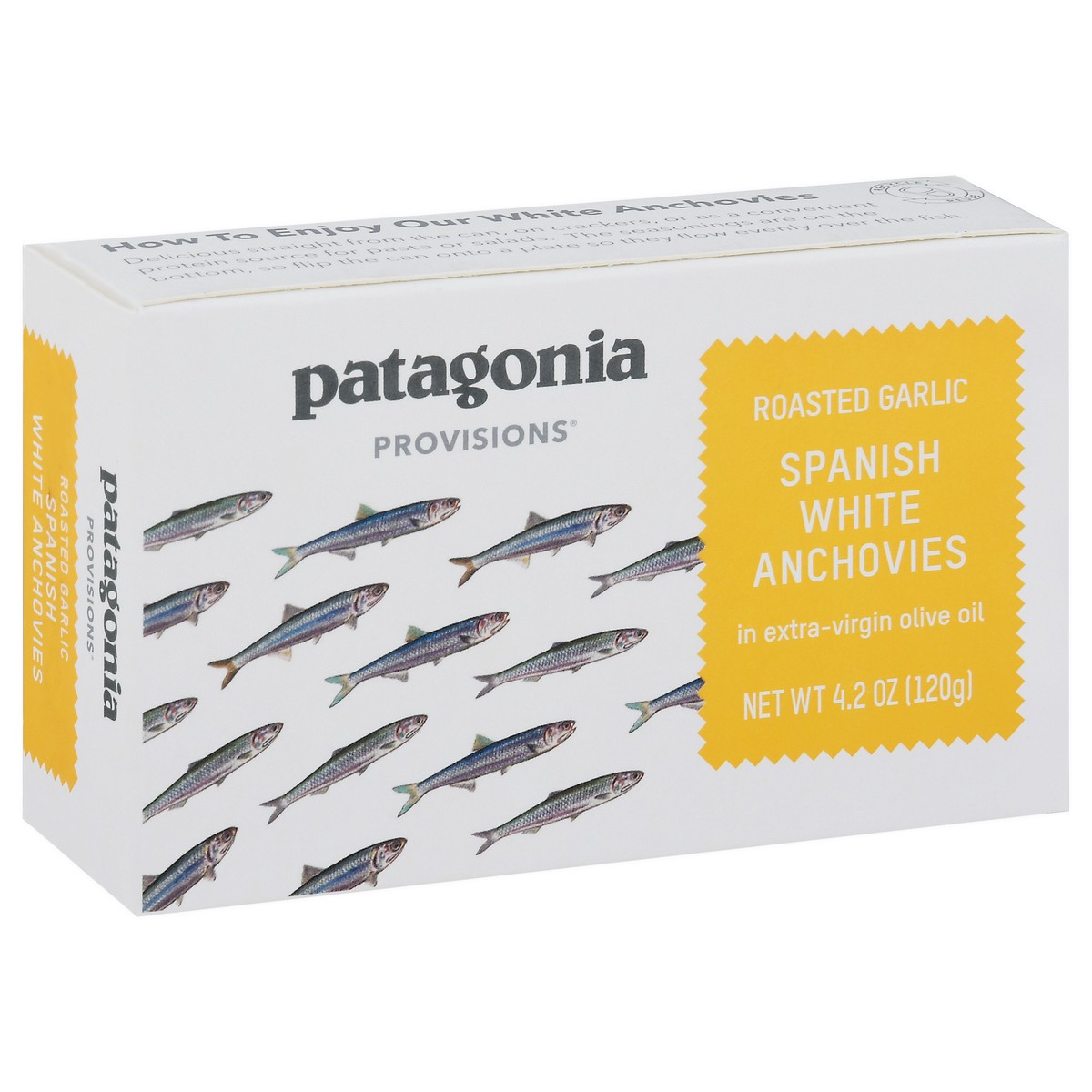 slide 5 of 9, Patagonia Provisions Roasted Garlic Spanish White Anchovies in Extra-Virgin Olive Oil 4.2 oz, 4.2 oz