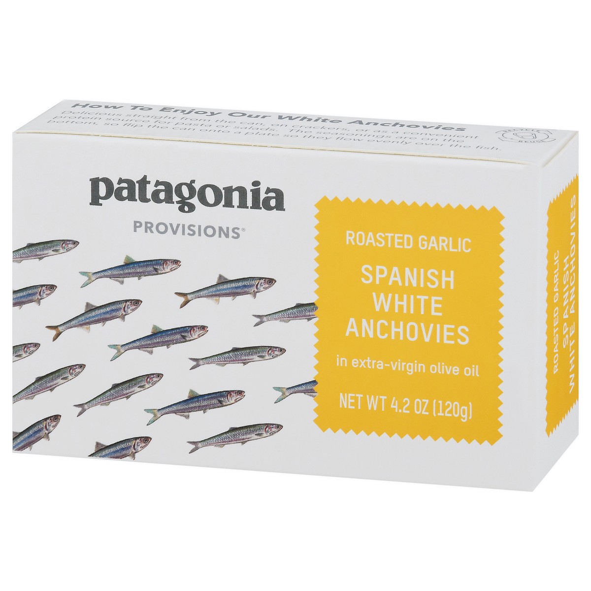 slide 2 of 9, Patagonia Provisions Roasted Garlic Spanish White Anchovies in Extra-Virgin Olive Oil 4.2 oz, 4.2 oz