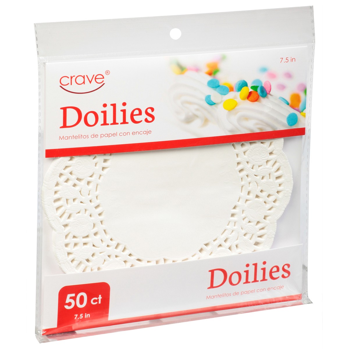 slide 3 of 12, CRAVE Lami Crave Paper Doilies, 50 ct