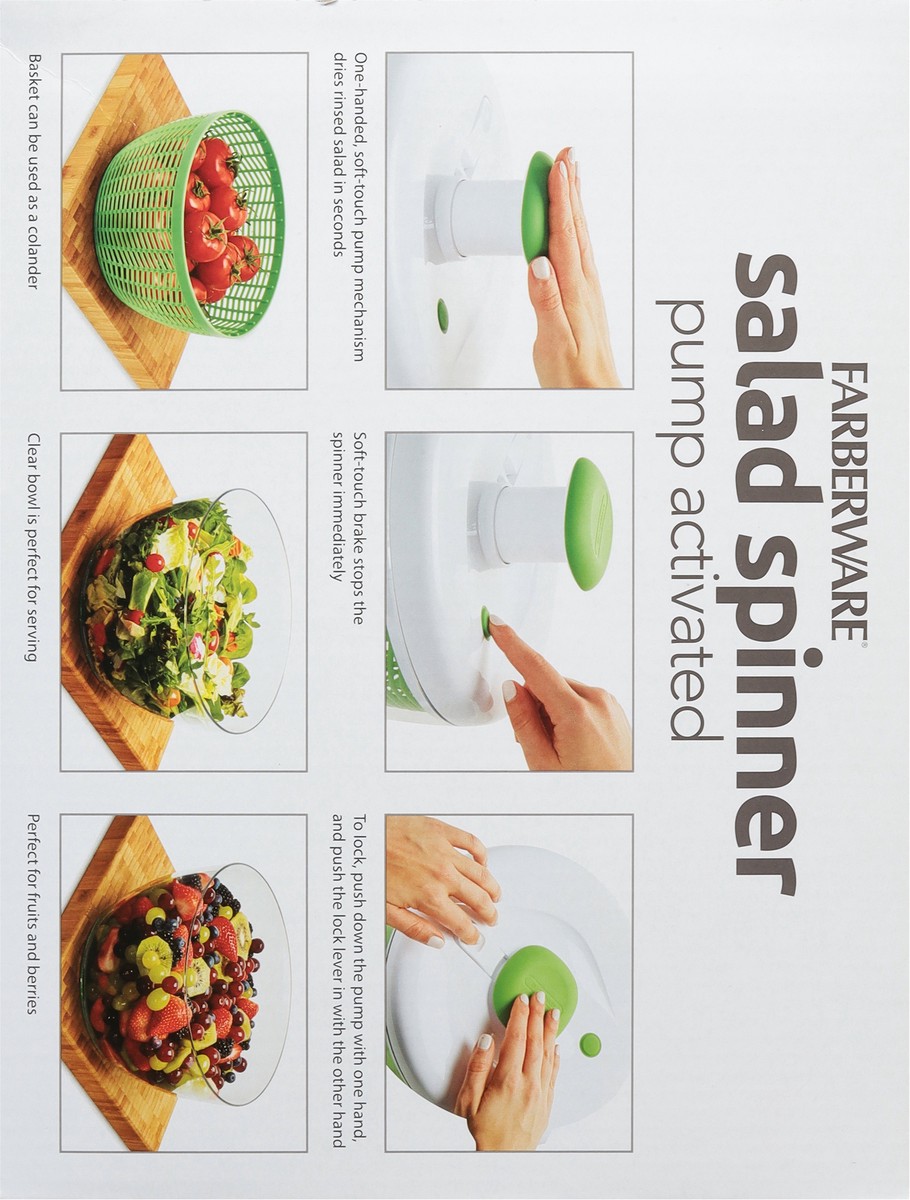 slide 5 of 9, Farberware New Pro Salad Spinner, 1 ct