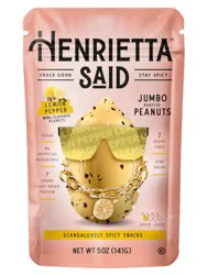 Henrietta Said Jumbo Roasted Lemon Pepper Wing Flavored Peanuts 5 oz