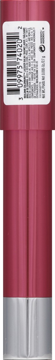 slide 4 of 4, Revlon Lacquer Balm 0.095 oz, 0.09 oz