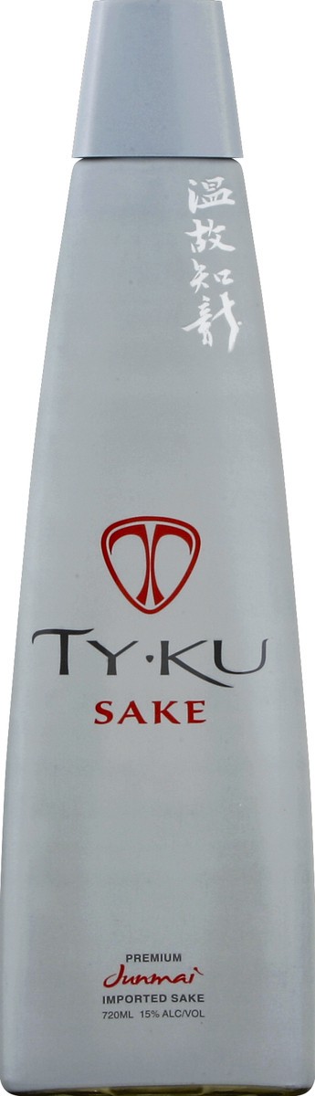 slide 2 of 2, TYKU Sake Junmai White, 750 ml