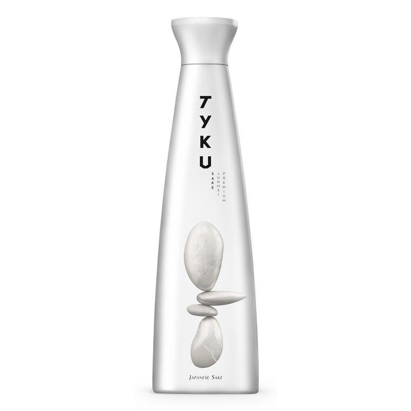 slide 1 of 2, TYKU Sake Junmai White, 750 ml