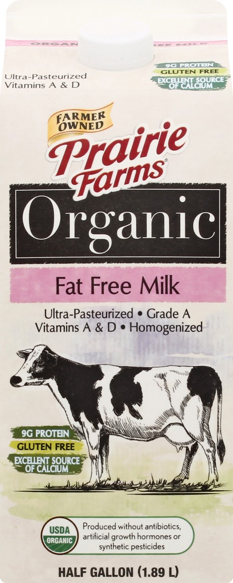 slide 6 of 13, Prairie Farms Milk 0.5 gl, 1/2 gal