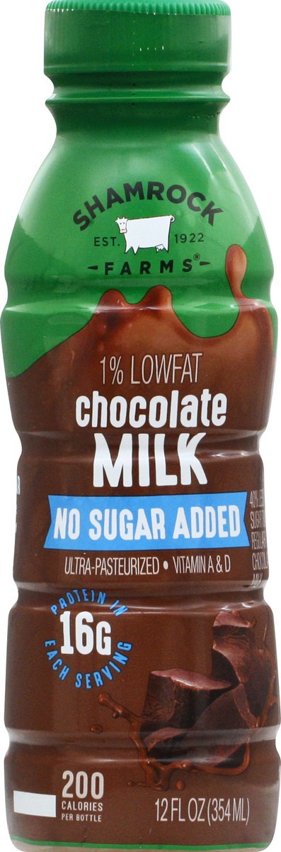 slide 4 of 9, Shamrock Farms 1% Chocolate Milk - 12 fl oz, 12 fl oz