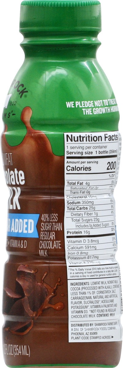 slide 6 of 9, Shamrock Farms 1% Chocolate Milk - 12 fl oz, 12 fl oz