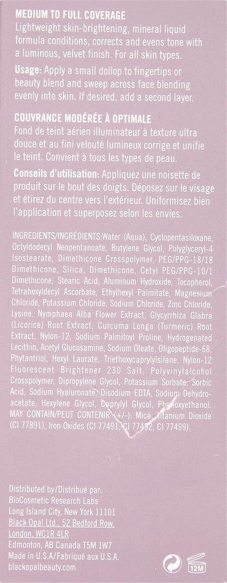 slide 12 of 12, BLK/OPL EvenTrue Nutmeg 420 Flawless Liquid Foundation 1 oz, 1 ct