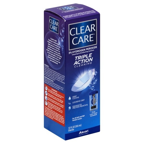 Clear Care Triple Action Cleaning And Disinfecting Solution 12 oz Shipt