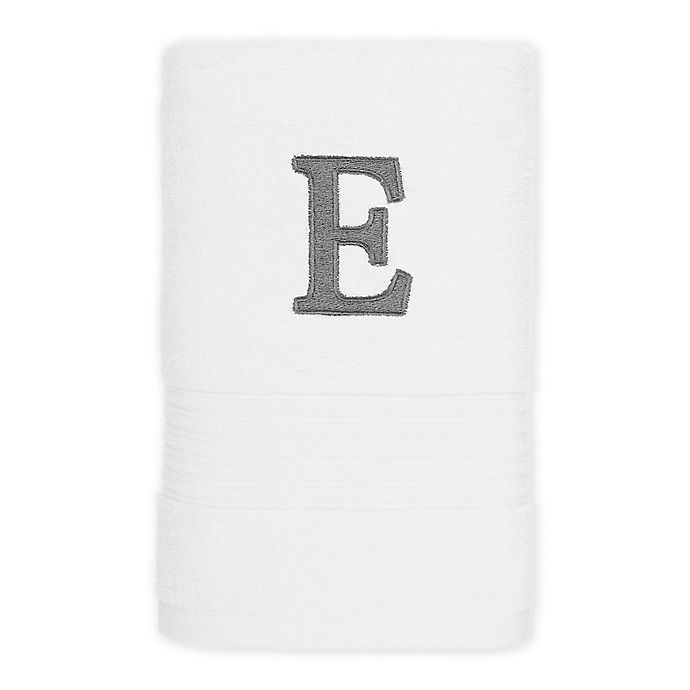 slide 1 of 1, Avanti Monogram Block Letter E'' Hand Towel'', 1 ct