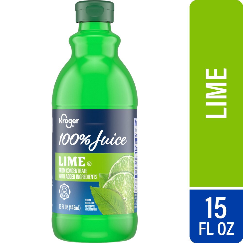 slide 1 of 4, Kroger Lime Juice, 15 fl oz