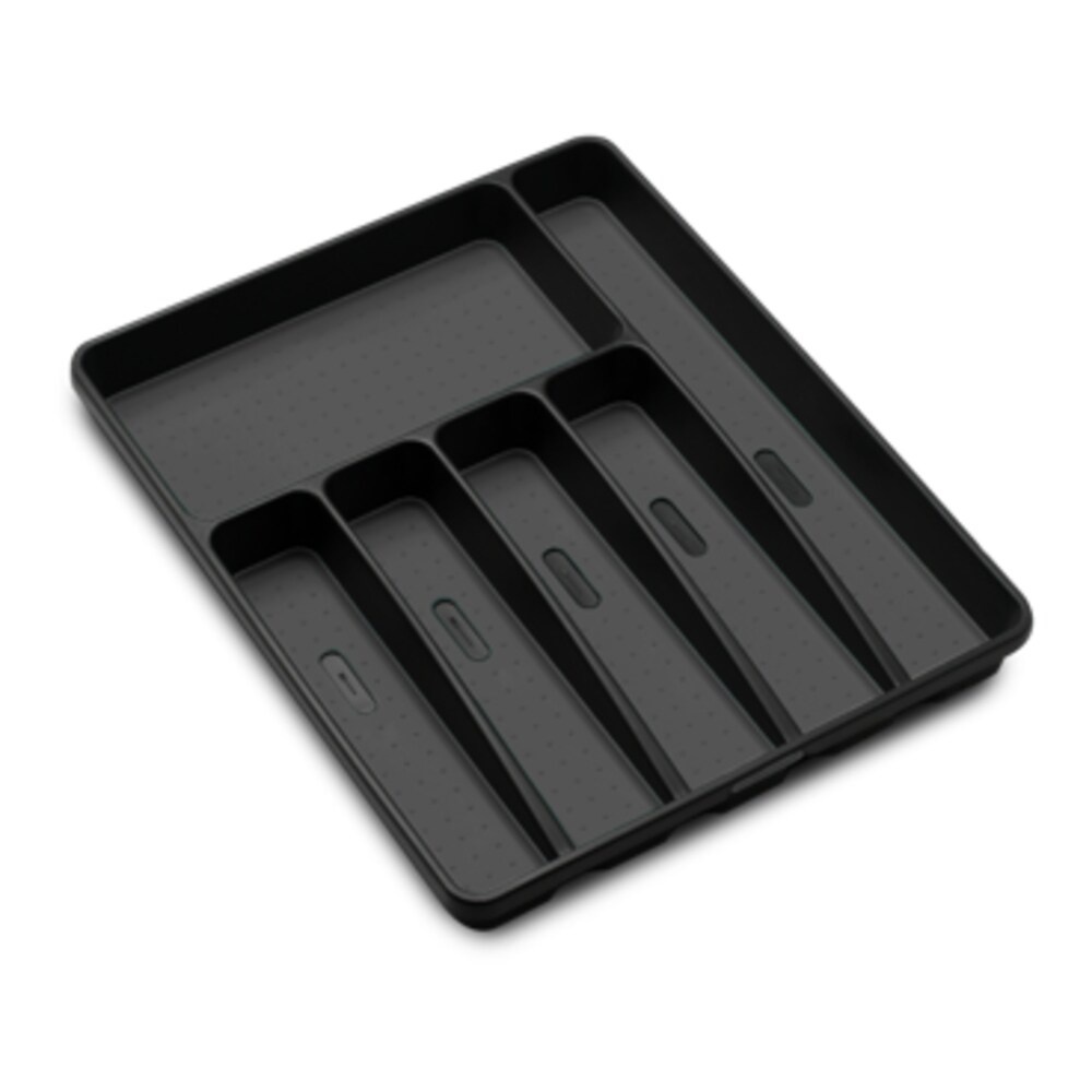 slide 1 of 1, Madesmart Classic Large Silverware Tray - Carbon, 1 ct