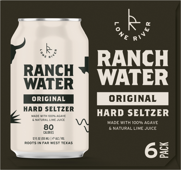 slide 6 of 13, Lone River Ranch Water Original Hard Seltzer, 4% ABV, 6 ct; 12 fl oz