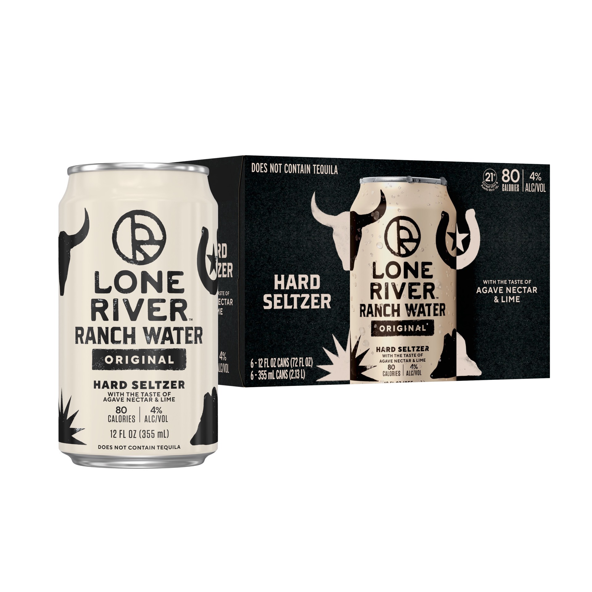 slide 1 of 13, Lone River Ranch Water Original Hard Seltzer 6 Pack, 12 fl oz Cans, 6 ct