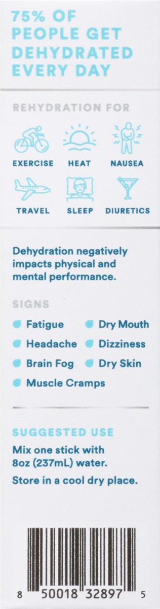 slide 2 of 9, DripDrop Zero Sugar Lemon Lime Electrolyte Powder Sticks - 8 ct, 8 ct