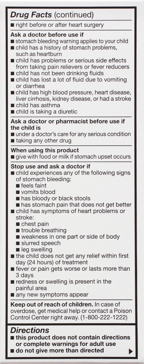 slide 7 of 14, TopCare Health 100 mg Dye-Free Children's Berry Flavor Ibuprofen 4 fl oz, 4 fl oz