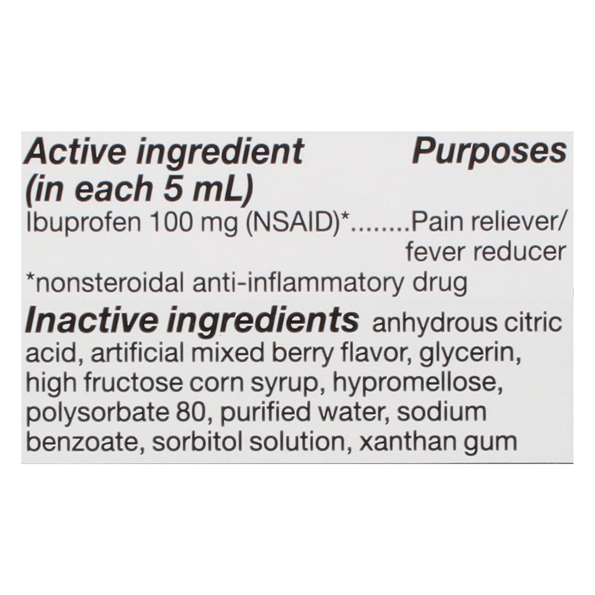 slide 5 of 14, TopCare Health 100 mg Dye-Free Children's Berry Flavor Ibuprofen 4 fl oz, 4 fl oz