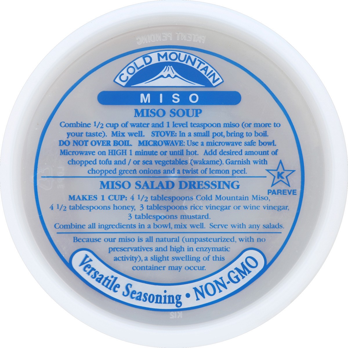 slide 4 of 4, Cold Mountain Miso 14 oz, 14 oz