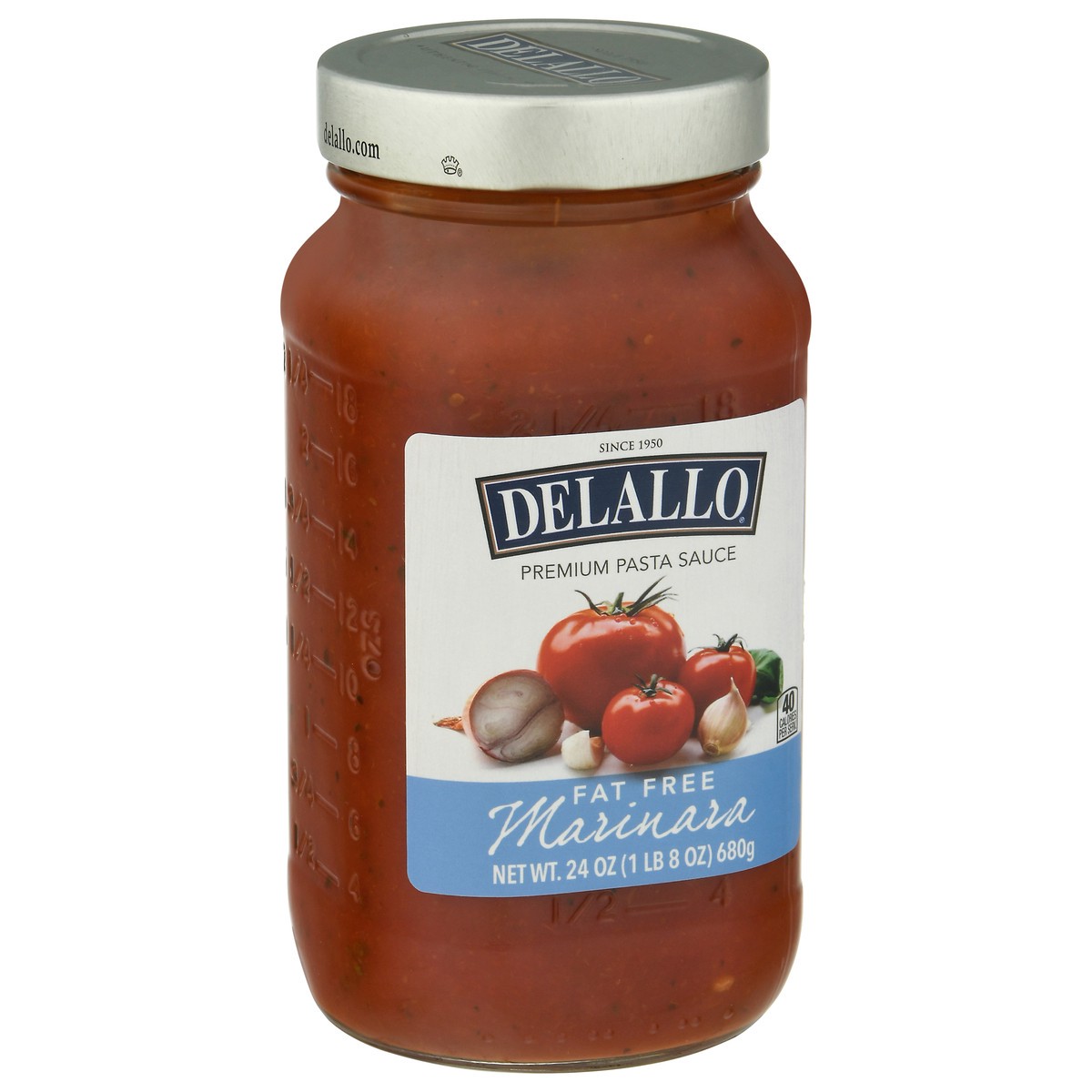 slide 2 of 9, DeLallo Fat Free Premium Marinara Pasta Sauce 24 oz, 24 oz