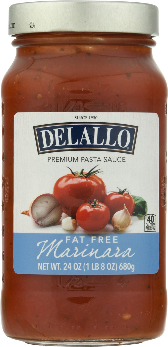 slide 6 of 9, DeLallo Fat Free Premium Marinara Pasta Sauce 24 oz, 24 oz