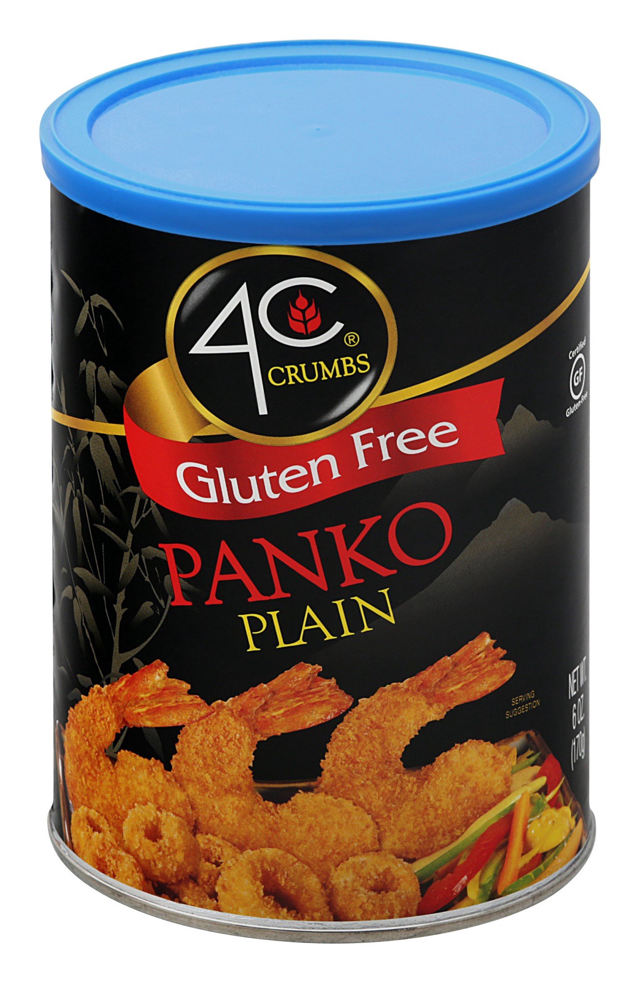 slide 1 of 8, 4C Foods Crumbs, Gluten Free, Panko Plain, 8 oz