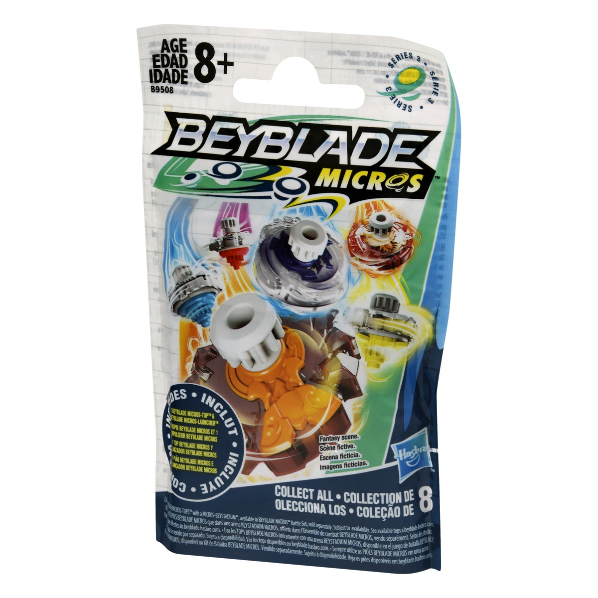 slide 3 of 8, Hasbro Beyblade Series 2 Micros Top Blind Bag, 1 ct