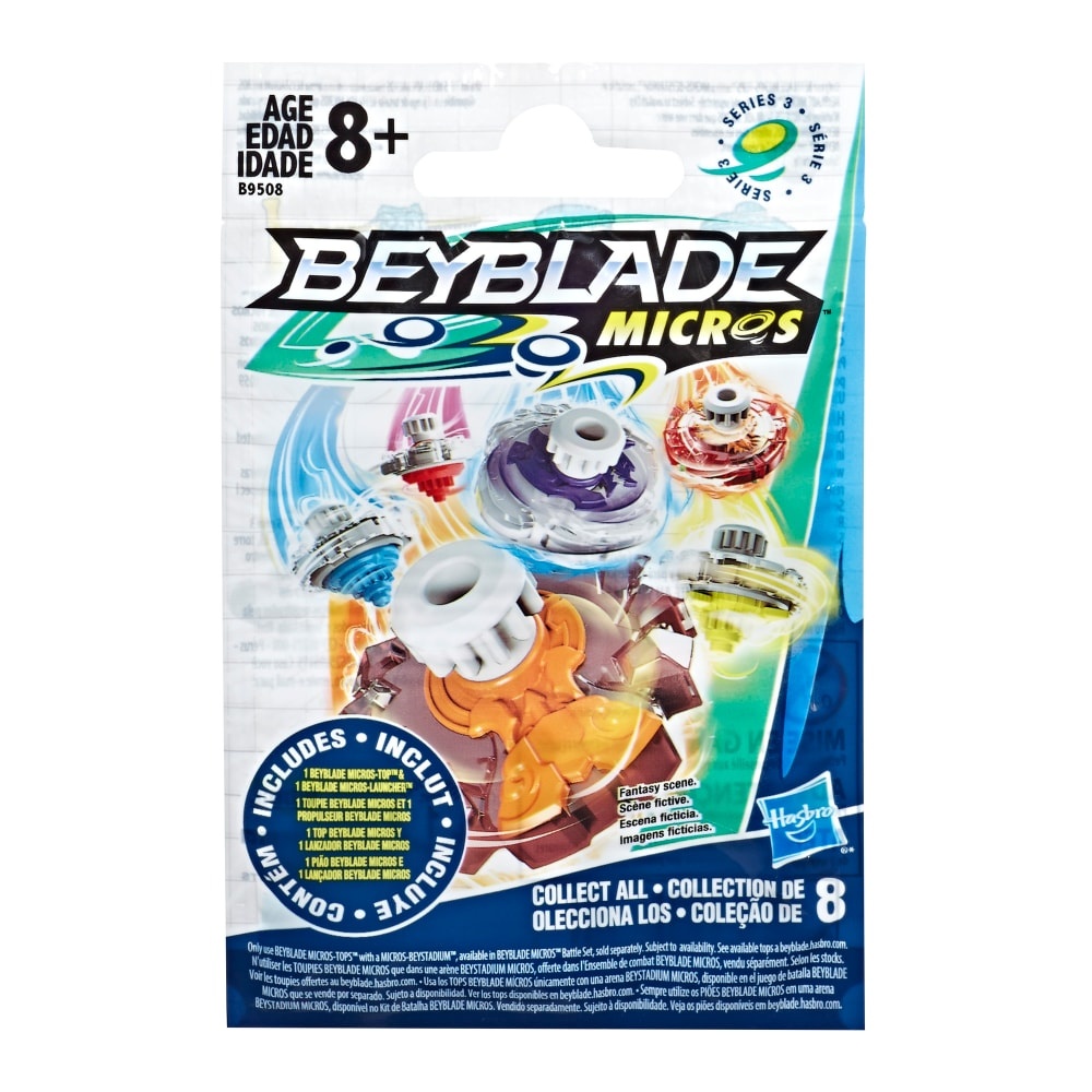 slide 1 of 8, Hasbro Beyblade Series 2 Micros Top Blind Bag, 1 ct