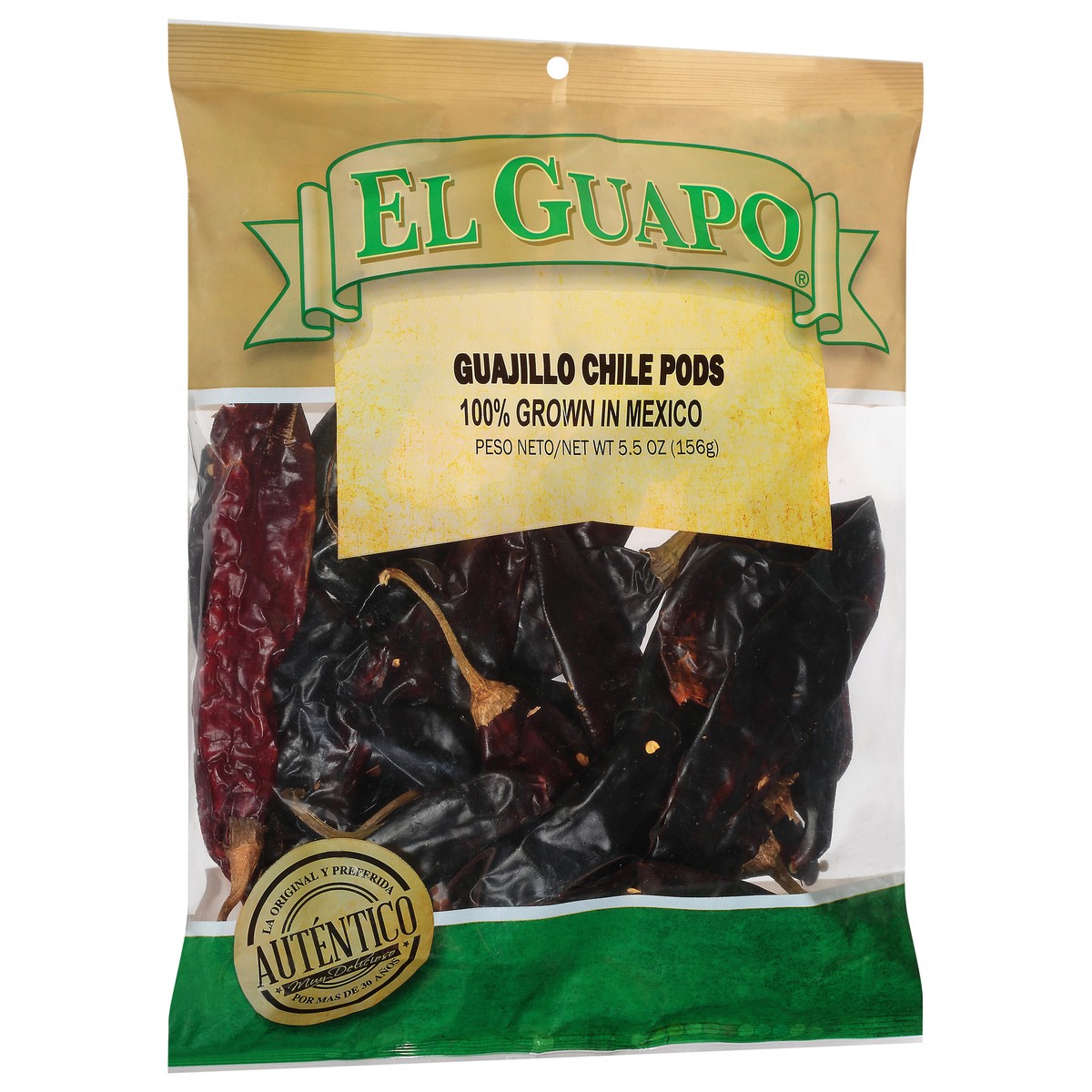 slide 8 of 9, El Guapo Premium Guajillo Chile Pods, 5.5 oz