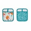slide 1 of 1, Tabletops Unlimited Pot Holders - Paisley & Floral, 2 ct