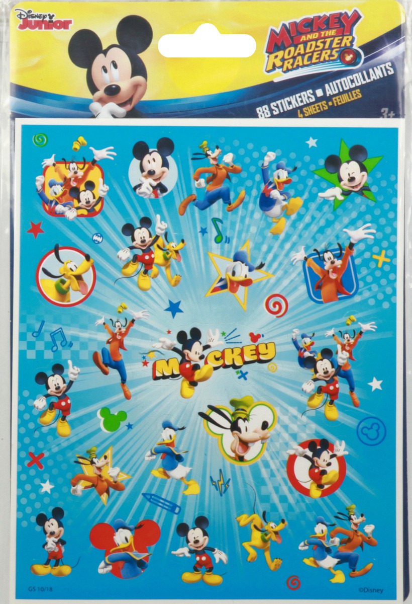 slide 2 of 6, Disney Junior Stickers 4 ea, 4 ct