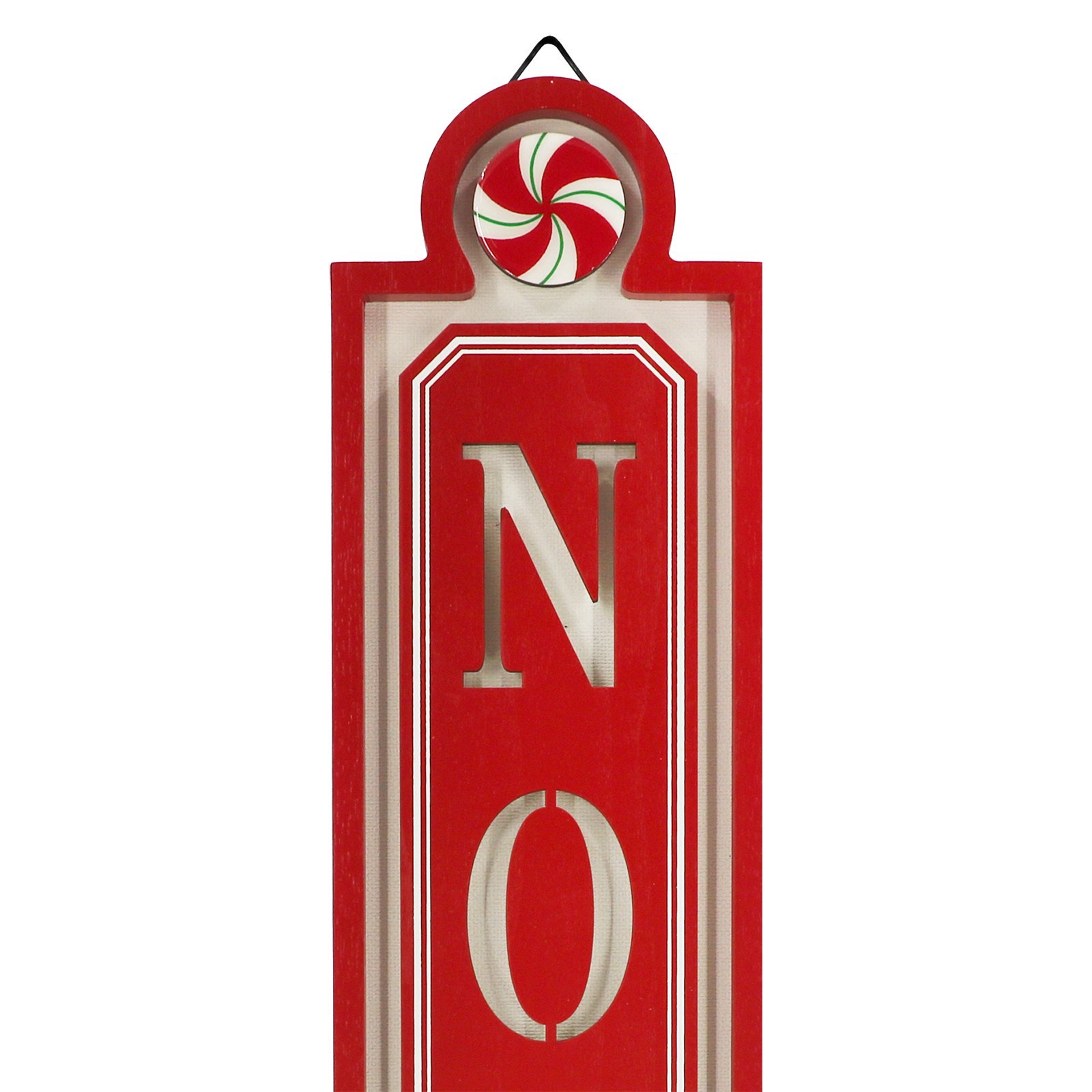 slide 4 of 4, Red Noel Peppermint Wall Sign By Ashland, 4.75 in x 22 in