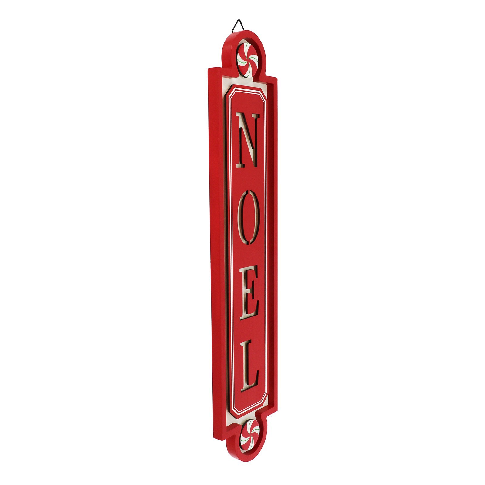 slide 3 of 4, Red Noel Peppermint Wall Sign By Ashland, 4.75 in x 22 in