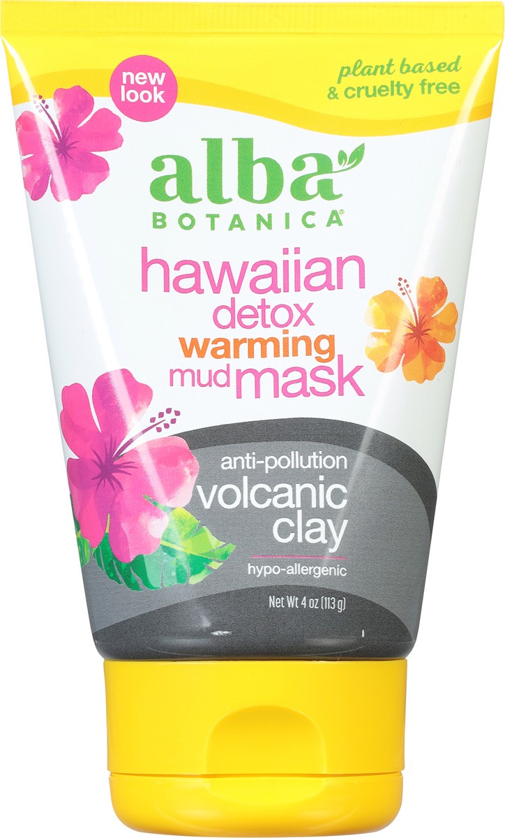 slide 5 of 8, Alba Botanica Volcanic Clay Hawaiian Detox Warming Mud Mask 4 oz, 4 oz