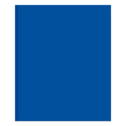 Office Depot Brand 2-Pocket Paper Folder With Prongs, Letter Size, Blue