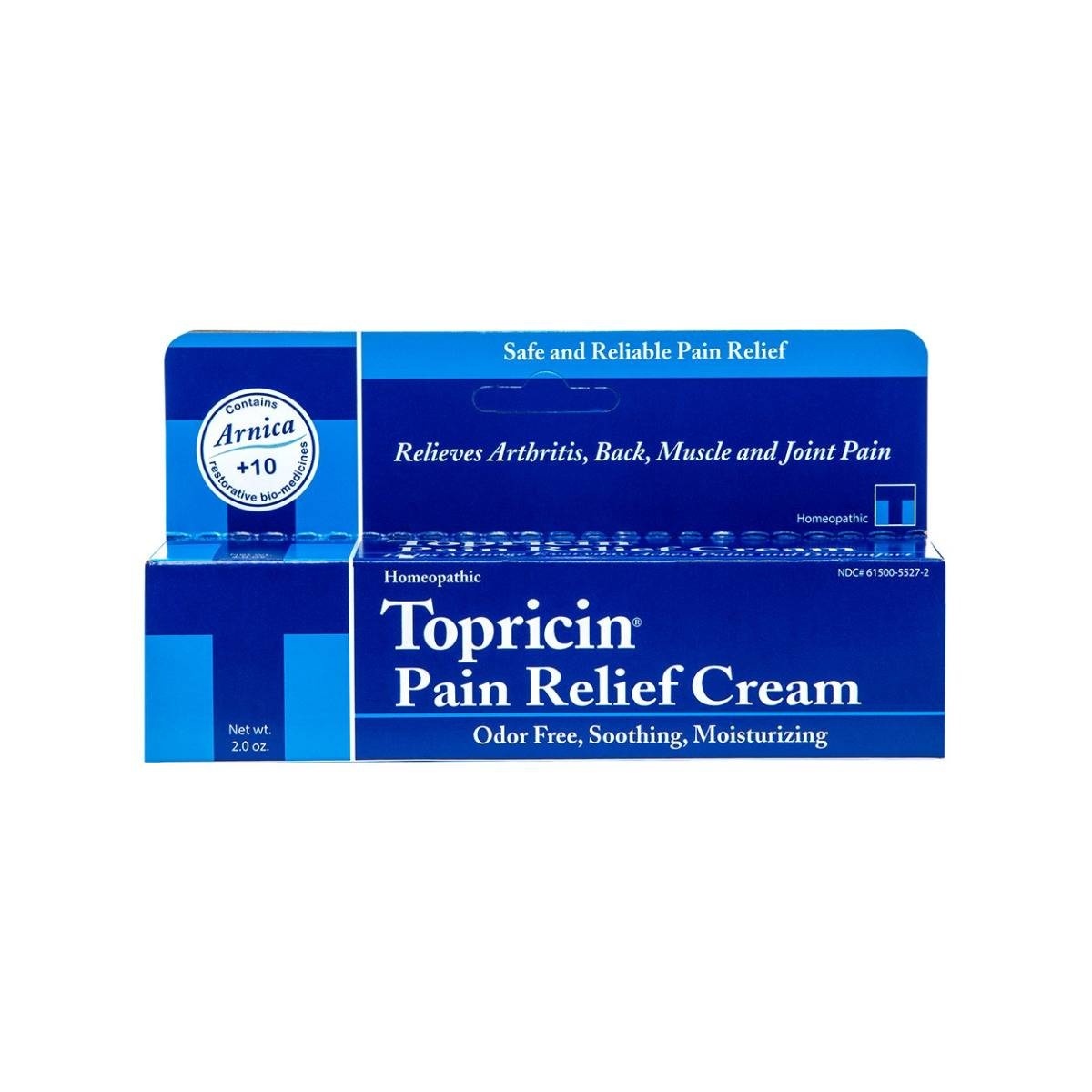 slide 1 of 1, Topricin Pain Relief Cream, 2 oz